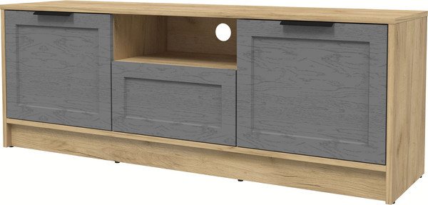 Изображение товара Тумба Интерлиния ТВ Концепт Тренд КТ-ТВ3-50 (дуб золотой/дуб серый)