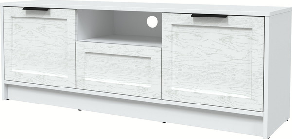 Изображение товара Тумба Интерлиния ТВ Концепт Тренд КТ-ТВ3-50 (белый платинум/дуб полярный)