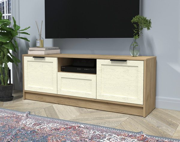 Изображение товара Тумба Интерлиния ТВ Концепт Тренд КТ-ТВ3-50 (дуб золотой/дуб снежный)