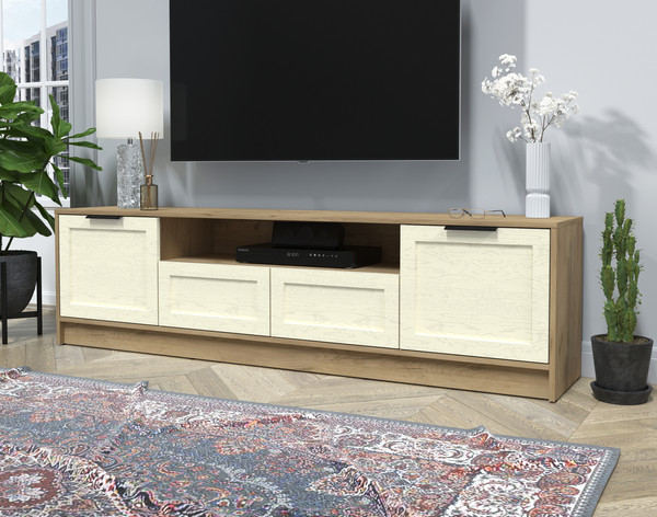 Изображение товара Тумба Интерлиния ТВ Концепт Тренд КТ-ТВ4-50 (дуб золотой/дуб снежный)