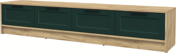 Изображение товара Тумба Интерлиния ТВ Концепт Тренд КТ-ТВ4-35 (дуб золотой/изумруд)