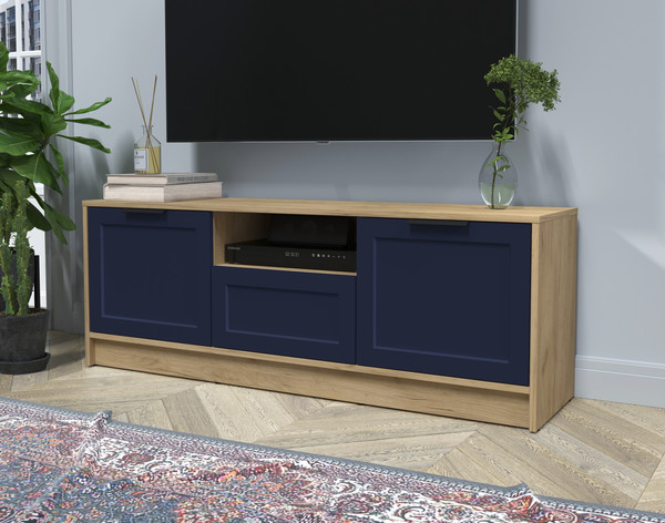 Изображение товара Тумба Интерлиния ТВ Концепт Тренд КТ-ТВ3-50 (дуб золотой/индиго)