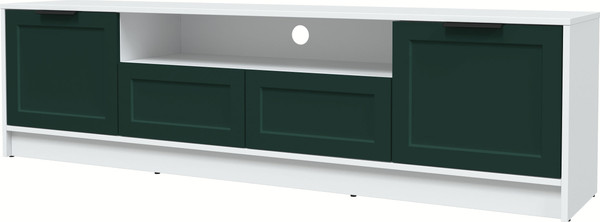 Изображение товара Тумба Интерлиния ТВ Концепт Тренд КТ-ТВ4-50 (белый платинум/изумруд)