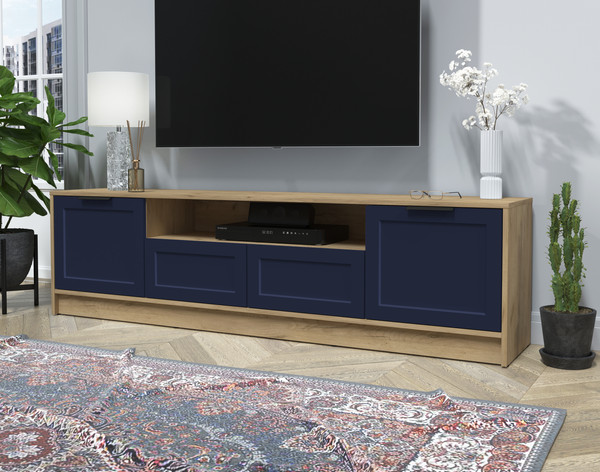 Изображение товара Тумба Интерлиния ТВ Концепт Тренд КТ-ТВ4-50 (дуб золотой/индиго)