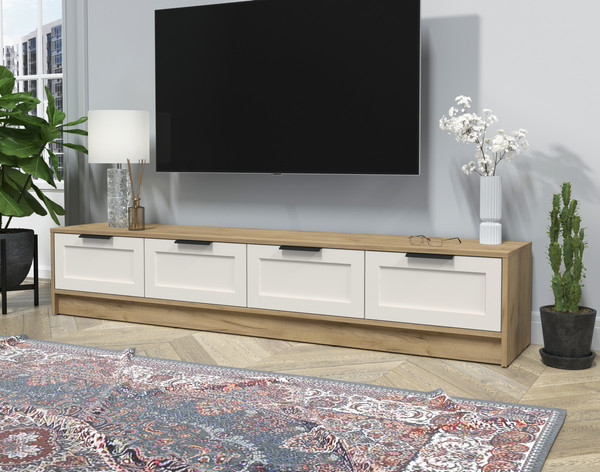 Изображение товара Тумба Интерлиния ТВ Концепт Тренд КТ-ТВ4-35 (дуб золотой/кашемир)