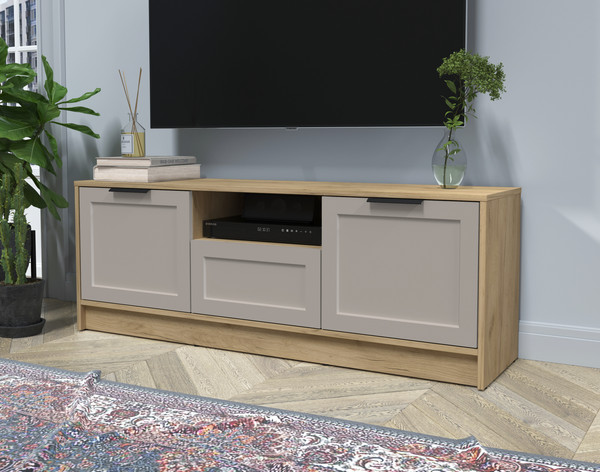 Изображение товара Тумба Интерлиния ТВ Концепт Тренд КТ-ТВ3-50 (дуб золотой/луна)