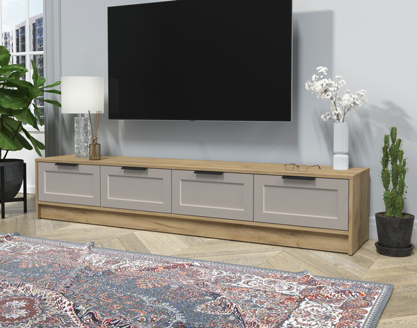 Изображение товара Тумба Интерлиния ТВ Концепт Тренд КТ-ТВ4-35 (дуб золотой/луна)