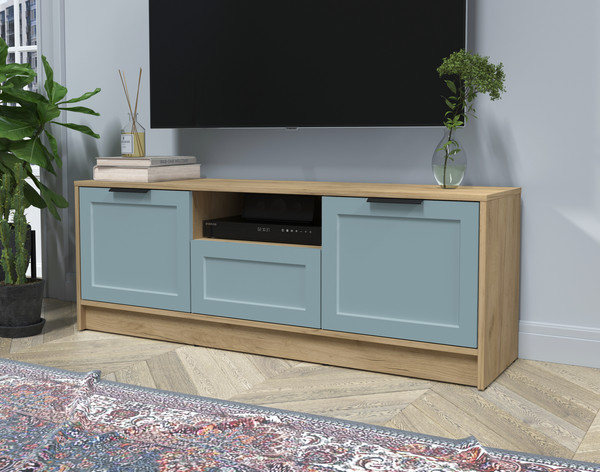 Изображение товара Тумба Интерлиния ТВ Концепт Тренд КТ-ТВ3-50 (дуб золотой/океан)