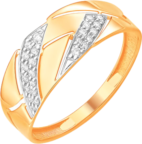 Изображение товара Кольцо из красного золота 7 КАРАТ П1217-453К14 (р.19.5)