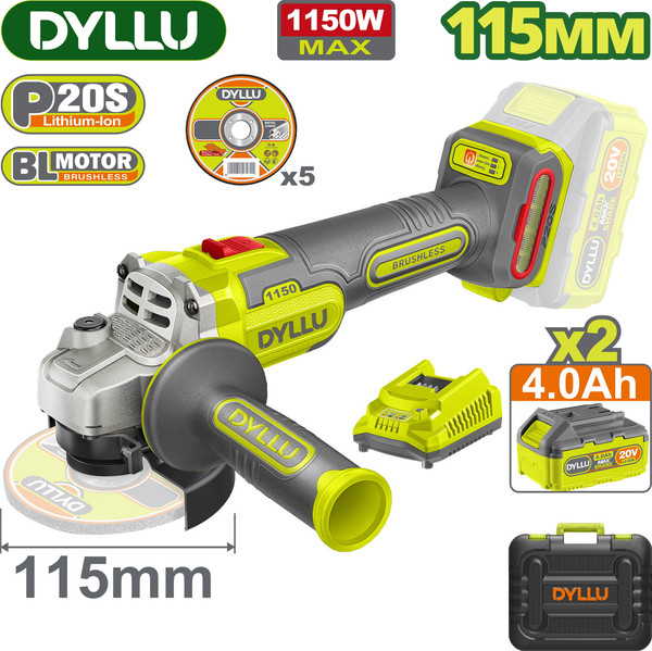 Изображение товара Угловая шлифовальная машина DYLLU DTLAPB522