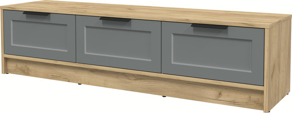 Изображение товара Тумба Интерлиния ТВ Концепт Тренд КТ-ТВ3-35 (дуб золотой/серый)