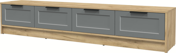 Изображение товара Тумба Интерлиния ТВ Концепт Тренд КТ-ТВ4-35 (дуб золотой/серый)