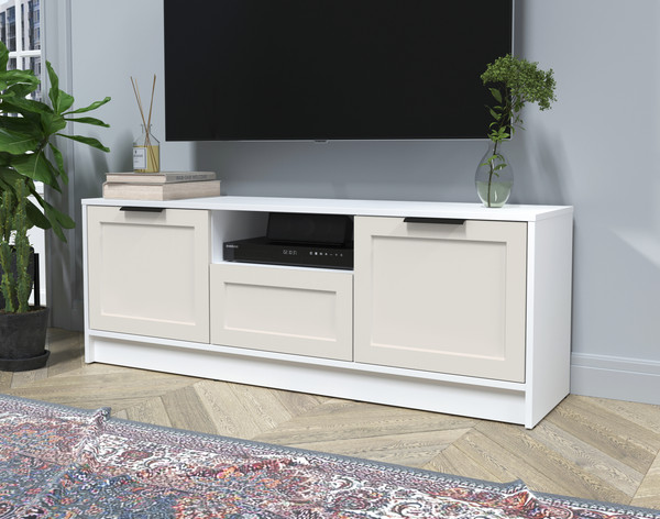 Изображение товара Тумба Интерлиния ТВ Концепт Тренд КТ-ТВ3-50 (белый платинум/кашемир)