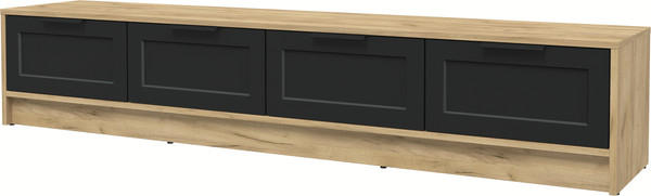 Изображение товара Тумба Интерлиния ТВ Концепт Тренд КТ-ТВ4-35 (дуб золотой/черный)