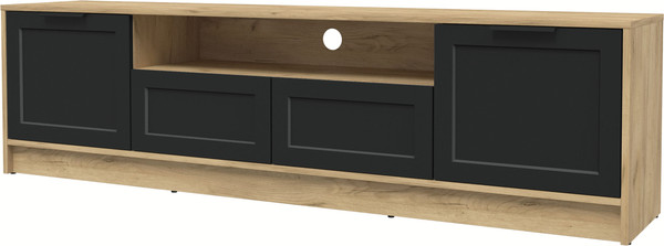 Изображение товара Тумба Интерлиния ТВ Концепт Тренд КТ-ТВ4-50 (дуб золотой/черный)