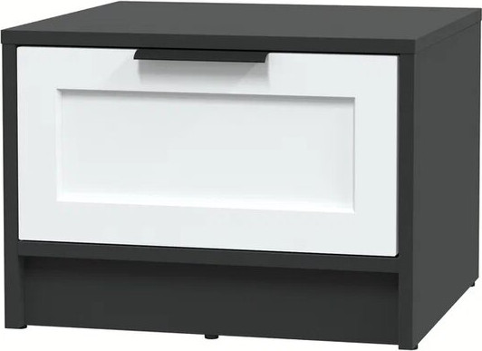 Изображение товара Прикроватная тумба Интерлиния Концепт Тренд КТ-ТК1-35 (антрацит/белый)