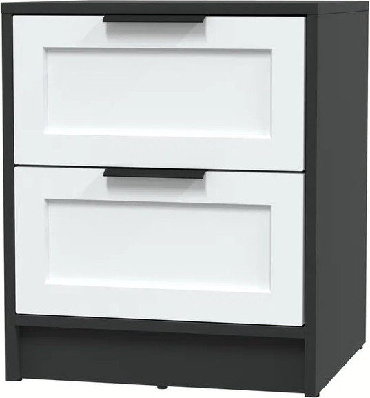 Изображение товара Прикроватная тумба Интерлиния Концепт Тренд КТ-ТК1-57 (антрацит/белый)