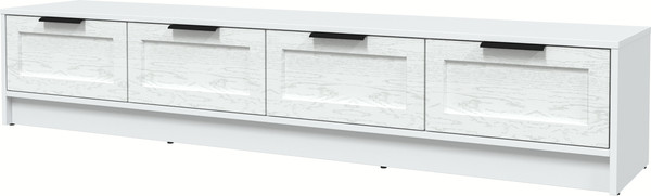 Изображение товара Тумба Интерлиния ТВ Концепт Тренд КТ-ТВ4-35 (белый платинум/дуб полярный)