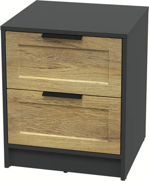 Изображение товара Прикроватная тумба Интерлиния Концепт Тренд КТ-ТК1-57 (антрацит/дуб вотан)