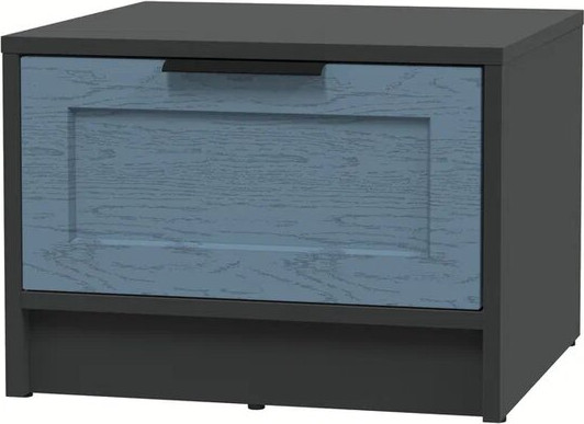 Изображение товара Прикроватная тумба Интерлиния Концепт Тренд КТ-ТК1-35 (антрацит/дуб лазурный)