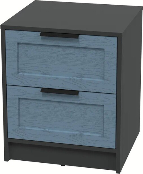Изображение товара Прикроватная тумба Интерлиния Концепт Тренд КТ-ТК1-57 (антрацит/дуб лазурный)
