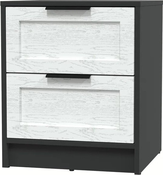 Изображение товара Прикроватная тумба Интерлиния Концепт Тренд КТ-ТК1-57 (антрацит/дуб полярный)