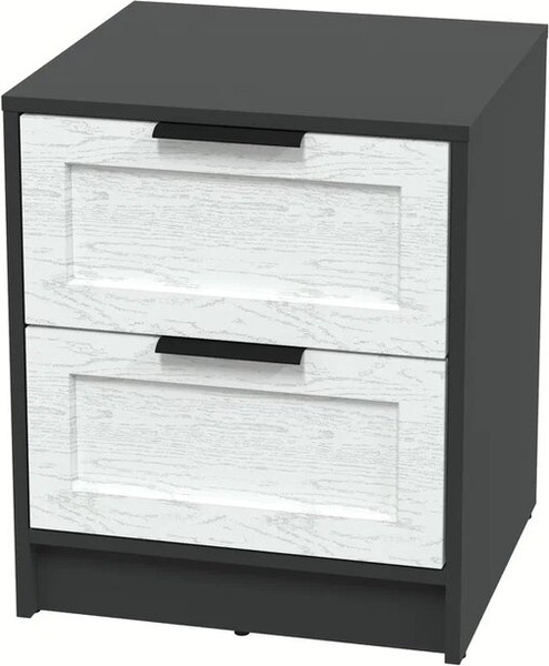 Изображение товара Прикроватная тумба Интерлиния Концепт Тренд КТ-ТК1-57 (антрацит/дуб полярный)