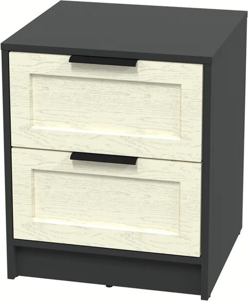 Изображение товара Прикроватная тумба Интерлиния Концепт Тренд КТ-ТК1-57 (антрацит/дуб снежный)
