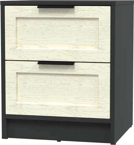 Изображение товара Прикроватная тумба Интерлиния Концепт Тренд КТ-ТК1-57 (антрацит/дуб снежный)