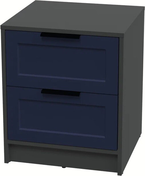 Изображение товара Прикроватная тумба Интерлиния Концепт Тренд КТ-ТК1-57 (антрацит/индиго)