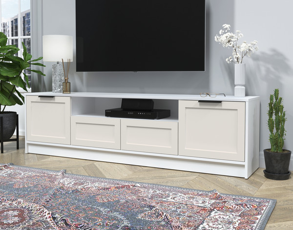 Изображение товара Тумба Интерлиния ТВ Концепт Тренд КТ-ТВ4-50 (белый платинум/кашемир)