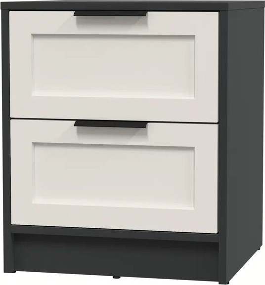 Изображение товара Прикроватная тумба Интерлиния Концепт Тренд КТ-ТК1-57 (антрацит/кашемир)