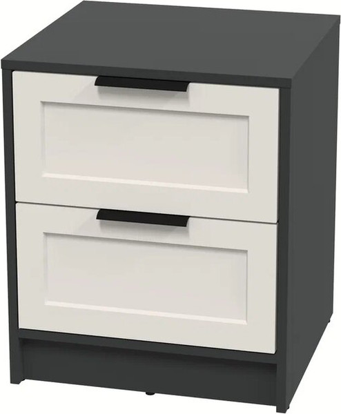 Изображение товара Прикроватная тумба Интерлиния Концепт Тренд КТ-ТК1-57 (антрацит/кашемир)