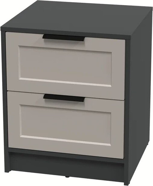 Изображение товара Прикроватная тумба Интерлиния Концепт Тренд КТ-ТК1-57 (антрацит/луна)