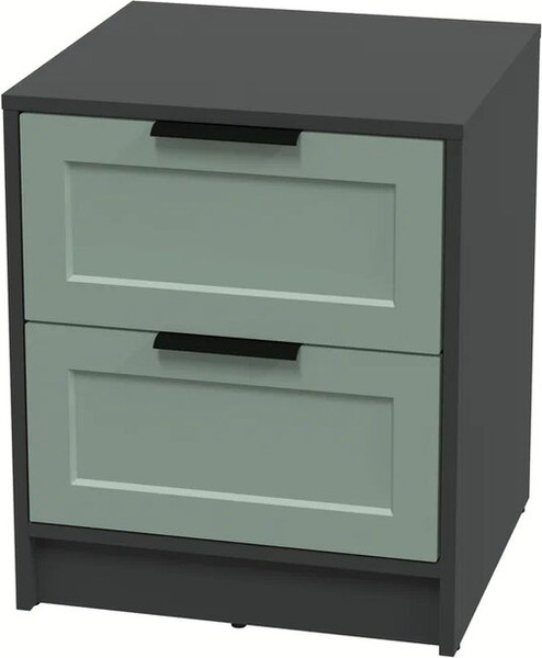 Изображение товара Прикроватная тумба Интерлиния Концепт Тренд КТ-ТК1-57 (антрацит/мята)