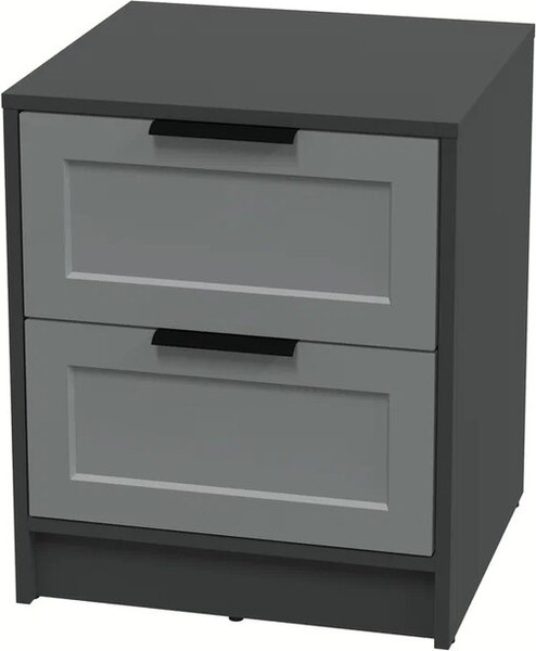 Изображение товара Прикроватная тумба Интерлиния Концепт Тренд КТ-ТК1-57 (антрацит/серый)