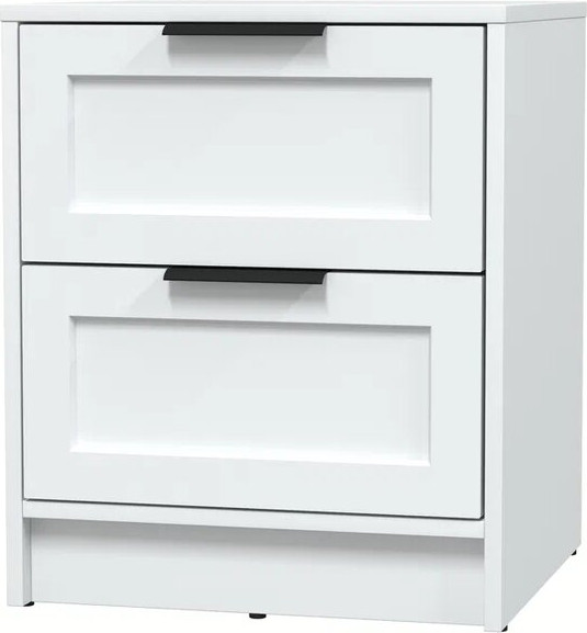 Изображение товара Прикроватная тумба Интерлиния Концепт Тренд КТ-ТК1-57 (белый платинум/белый)