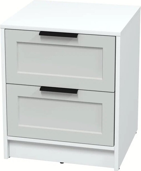 Изображение товара Прикроватная тумба Интерлиния Концепт Тренд КТ-ТК1-57 (белый платинум/грей)