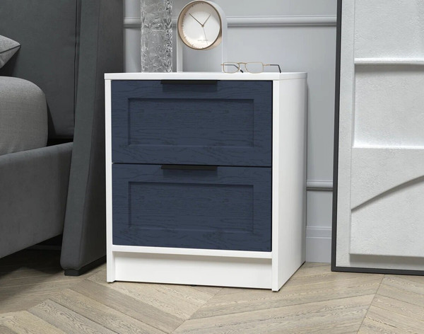 Изображение товара Прикроватная тумба Интерлиния Концепт Тренд КТ-ТК1-57 (белый платинум/дуб королевский)