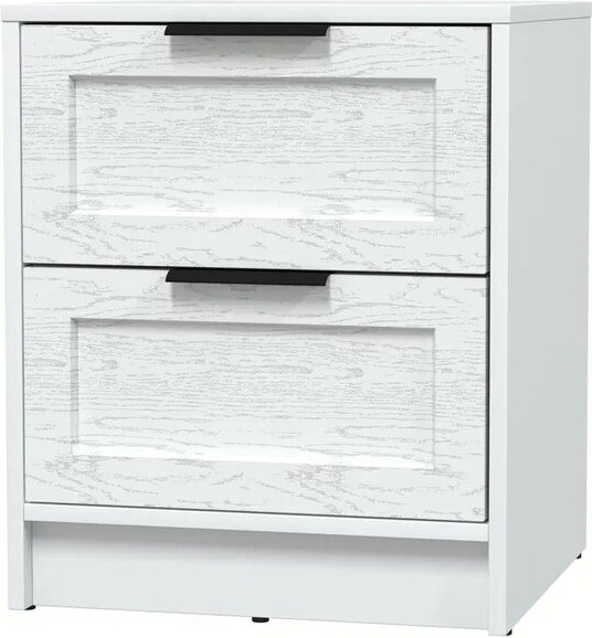 Изображение товара Прикроватная тумба Интерлиния Концепт Тренд КТ-ТК1-57 (белый платинум/дуб полярный)