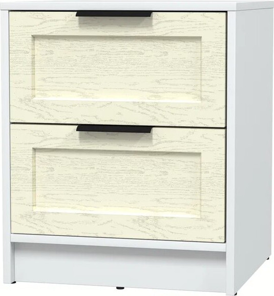 Изображение товара Прикроватная тумба Интерлиния Концепт Тренд КТ-ТК1-57 (белый платинум/дуб снежный)