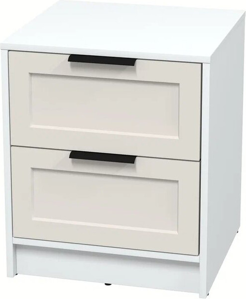 Изображение товара Прикроватная тумба Интерлиния Концепт Тренд КТ-ТК1-57 (белый платинум/кашемир)