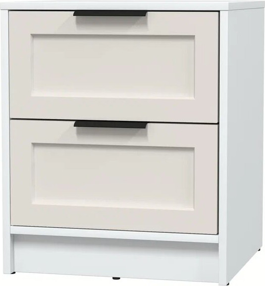 Изображение товара Прикроватная тумба Интерлиния Концепт Тренд КТ-ТК1-57 (белый платинум/кашемир)