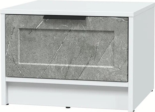 Изображение товара Прикроватная тумба Интерлиния Концепт Тренд КТ-ТК1-35 (белый платинум/керамика)