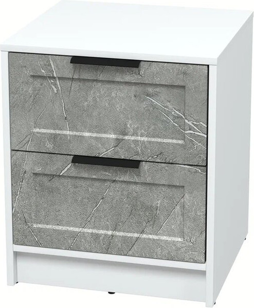Изображение товара Прикроватная тумба Интерлиния Концепт Тренд КТ-ТК1-57 (белый платинум/керамика)