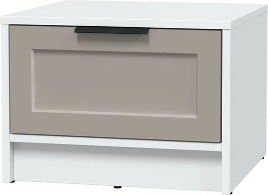 Изображение товара Прикроватная тумба Интерлиния Концепт Тренд КТ-ТК1-35 (белый платинум/луна)