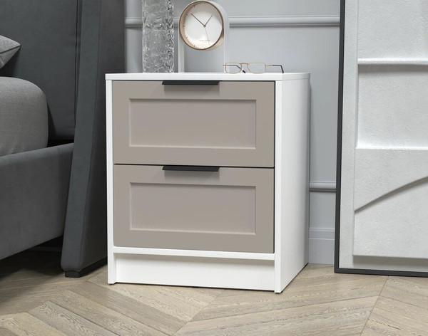 Изображение товара Прикроватная тумба Интерлиния Концепт Тренд КТ-ТК1-57 (белый платинум/луна)