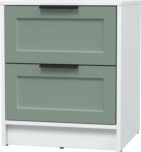 Изображение товара Прикроватная тумба Интерлиния Концепт Тренд КТ-ТК1-57 (белый платинум/мята)
