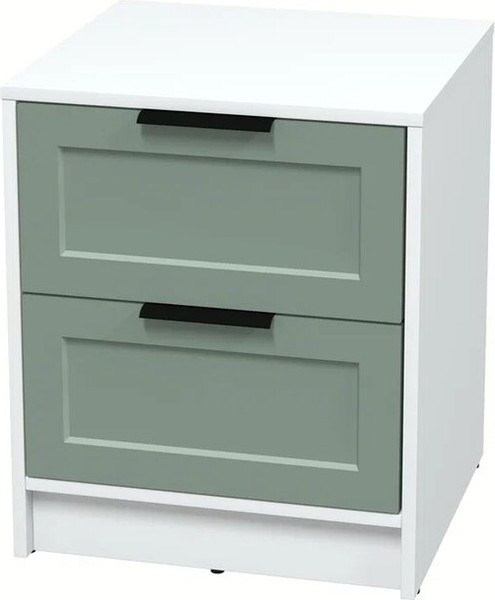 Изображение товара Прикроватная тумба Интерлиния Концепт Тренд КТ-ТК1-57 (белый платинум/мята)