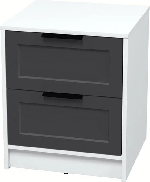 Изображение товара Прикроватная тумба Интерлиния Концепт Тренд КТ-ТК1-57 (белый платинум/пепел)